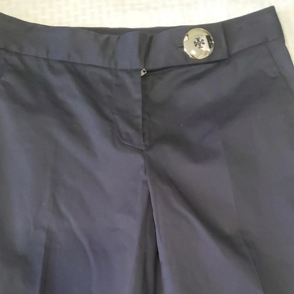 NWT Tory Burch Blue Wide-Leg Trousers Office Board Room Dress Pants Size 2 - Picture 7 of 16